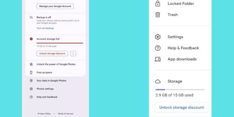 google-drive-storage-full image with google drive storage status notifications