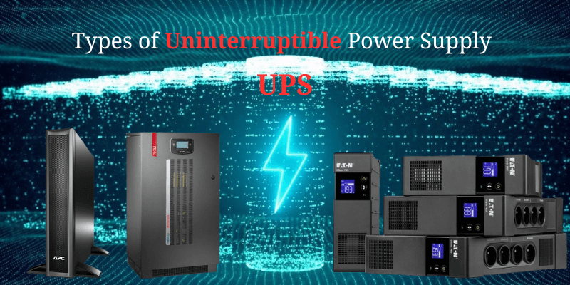 types of uninterruptible power supply (ups) system banner